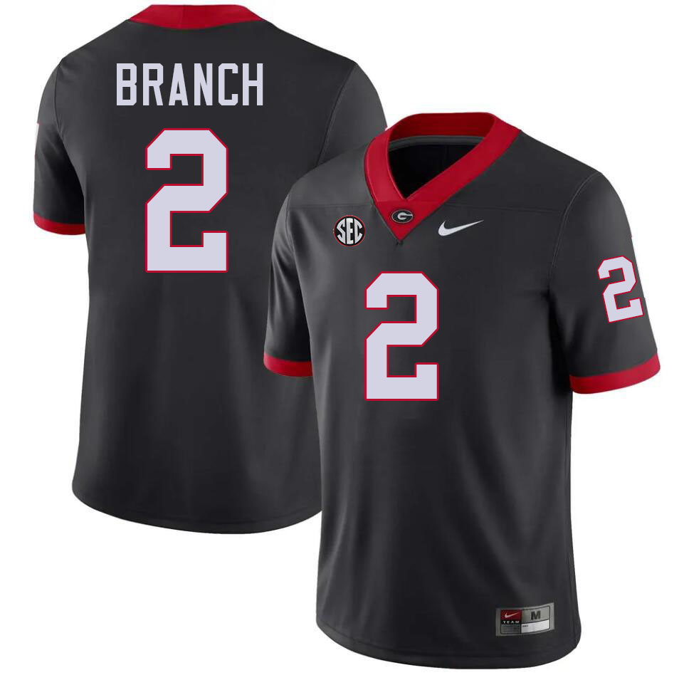 #2 Zion Branch UGA Jersey,University Of Georgia Bulldogs Football Jersey,Uniforms,Gears-Black #2 Zion Branch UGA Jersey,University Of Georgia Bulldogs Football Jersey,Uniforms,Gears-Black